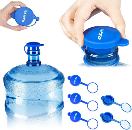 3 & 5 Gallon Water Jug Cap with Loop - 5 PCS Replacement Water Bottle Caps
