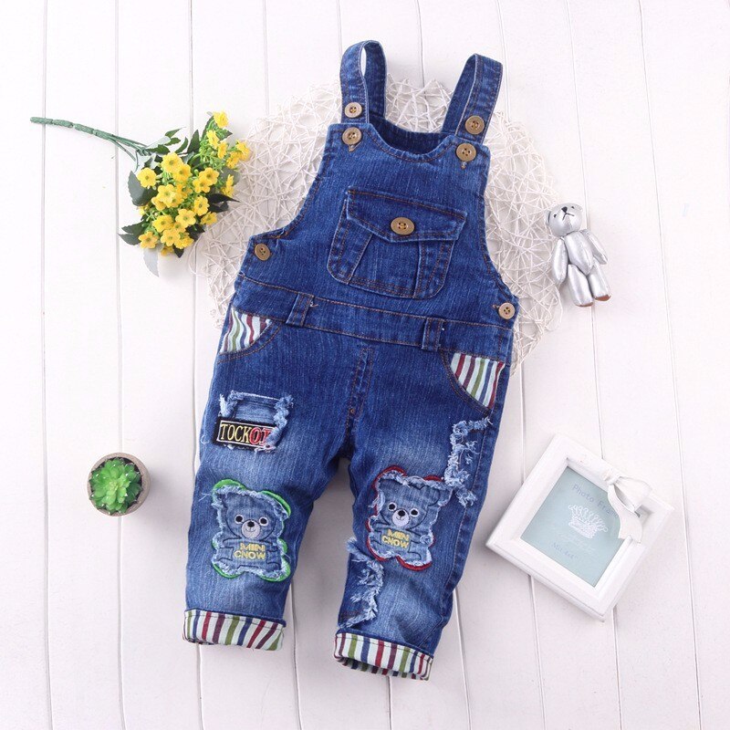 Denim Overalls Casual Jeans Dungarees