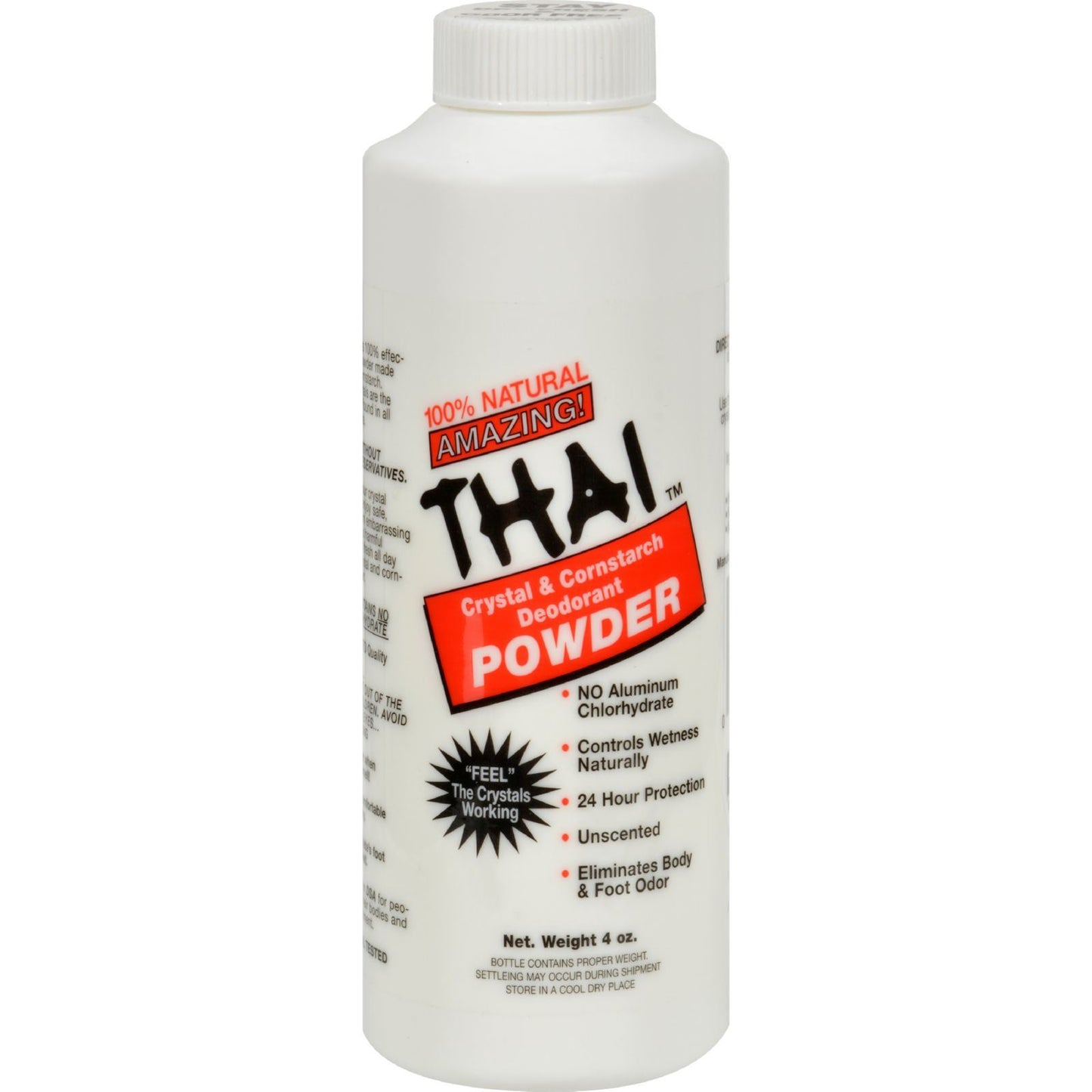 Thai Deodorant Stone Crystal And Corn Starch Deodorant Body Powder - 3 Oz
