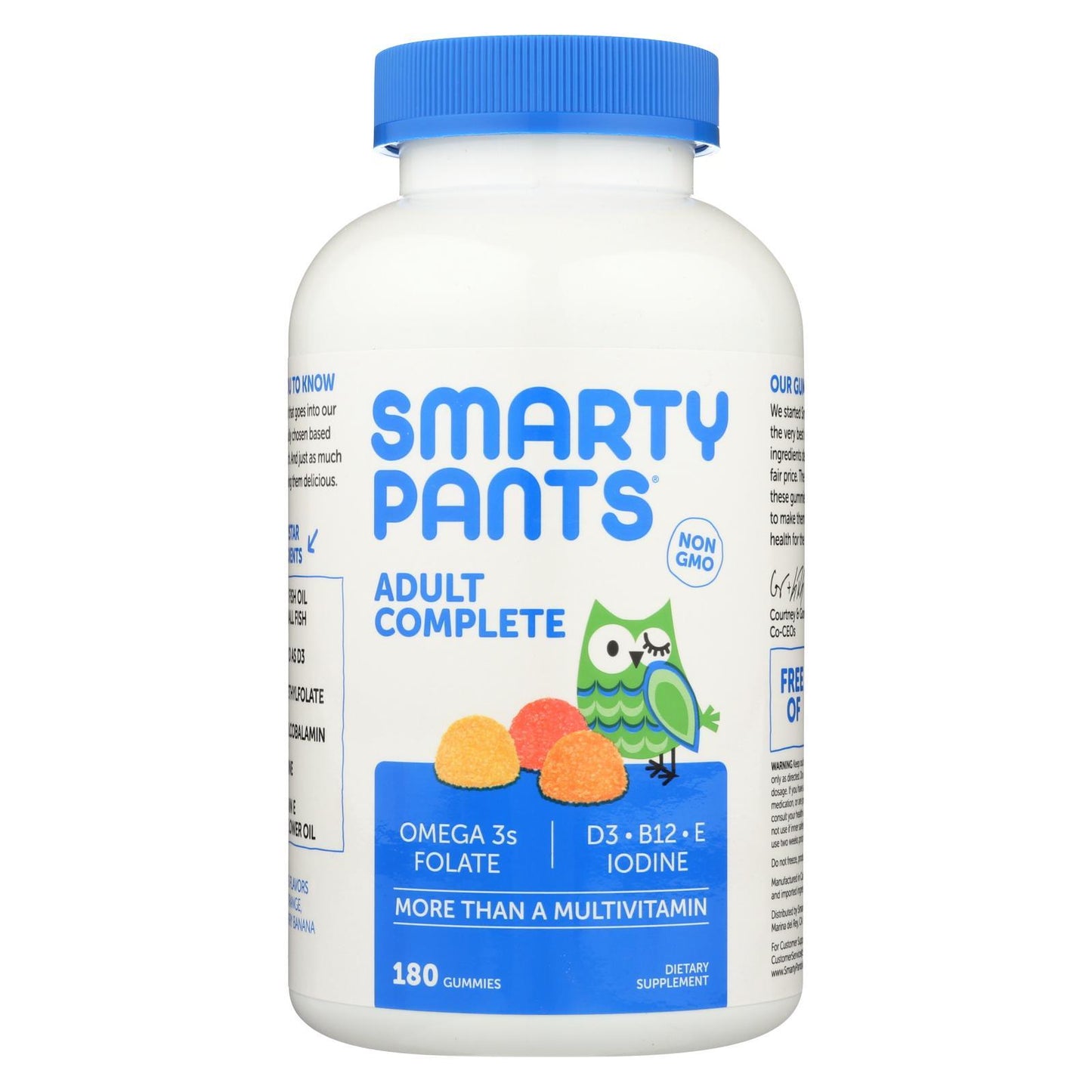 Smartypants All-in-one Multivitamin Plus Omega 3 Plus Vitamin D Gummies - 180 Pack