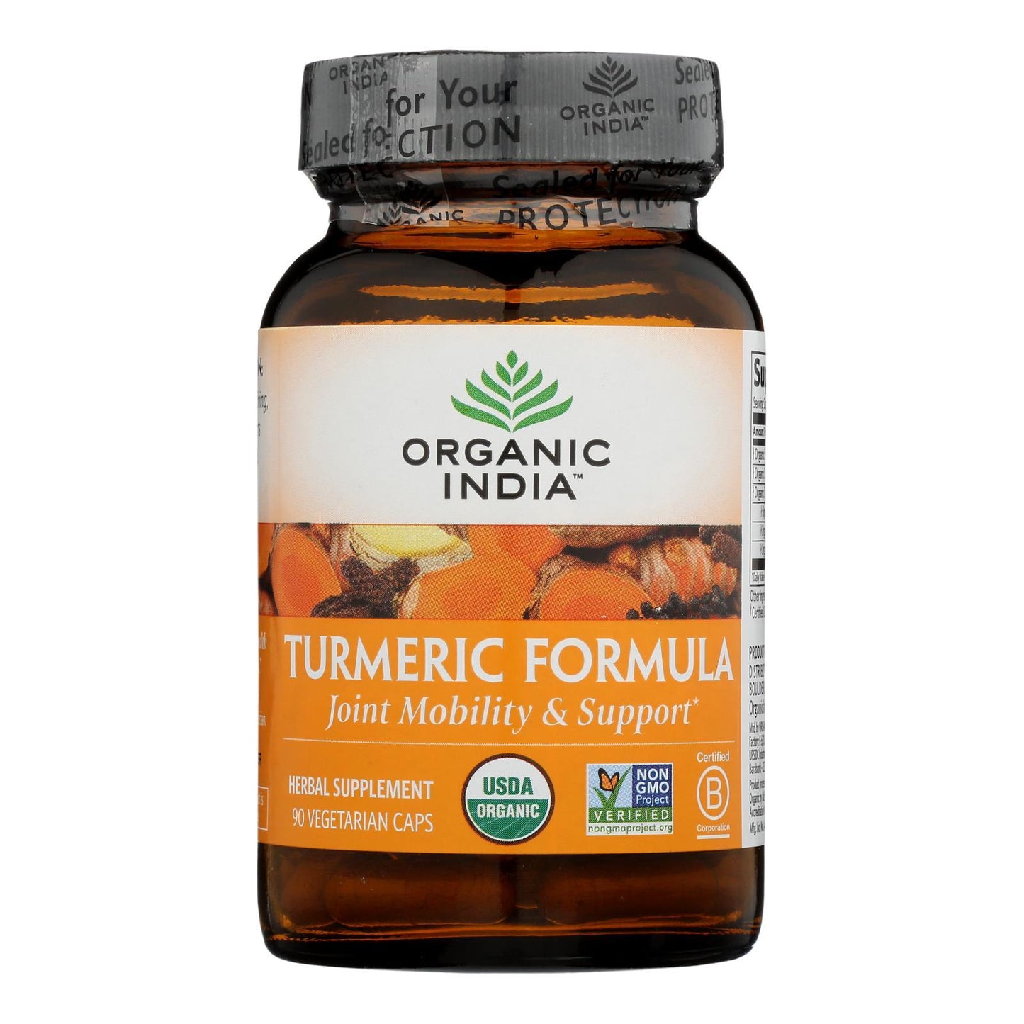 Organic India Wellness Supplements, Turmeric Formula - 1 Each - 90 Vcap