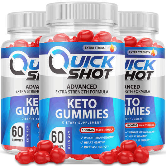 3pk Quick Shot ACV Gummies Try QuickShot Fast Keto Fat Burner Gummie Weight Loss