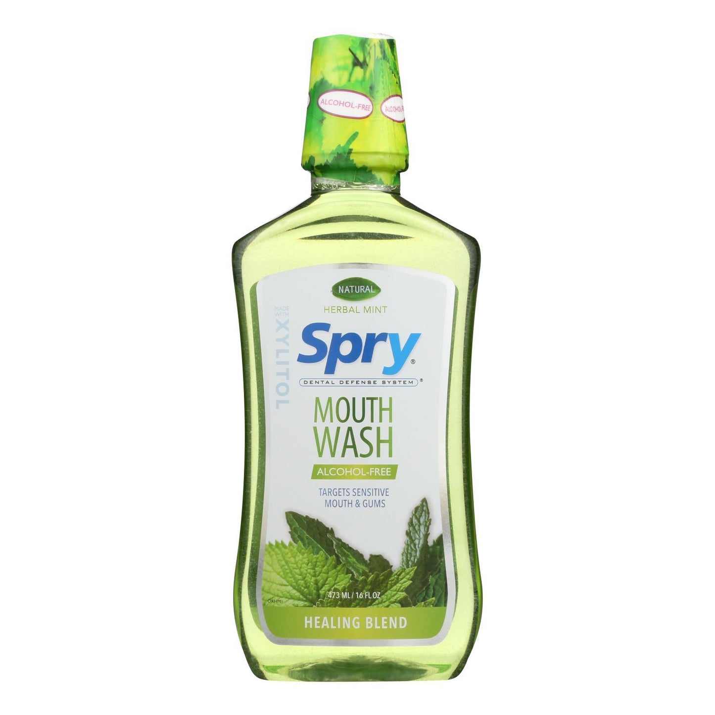 Spry Mouth Wash - Herbal Mint - Af - 16 Fl Oz