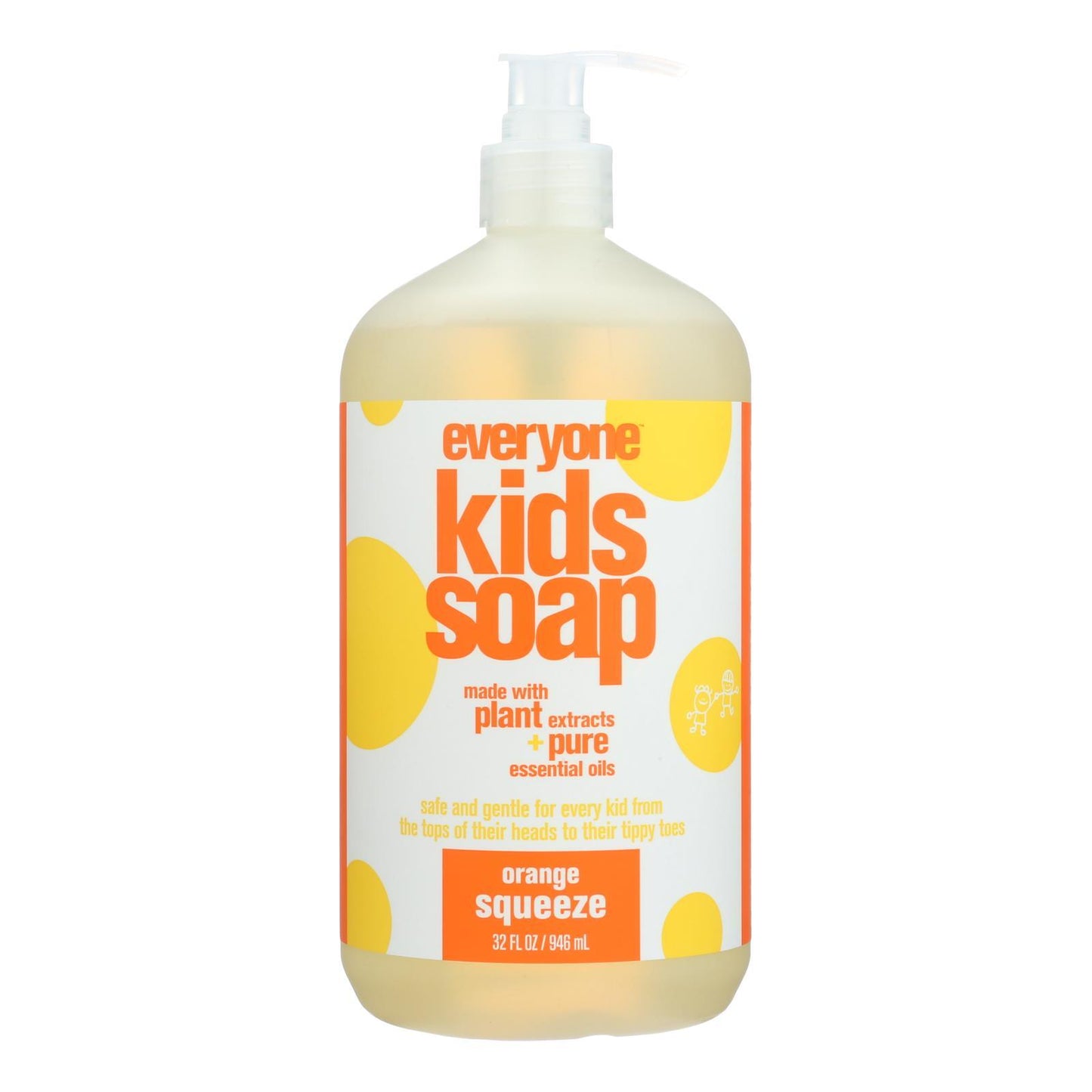 Eo Products - Everyone Soap For Kids - Orange Squeeze - 32 Oz