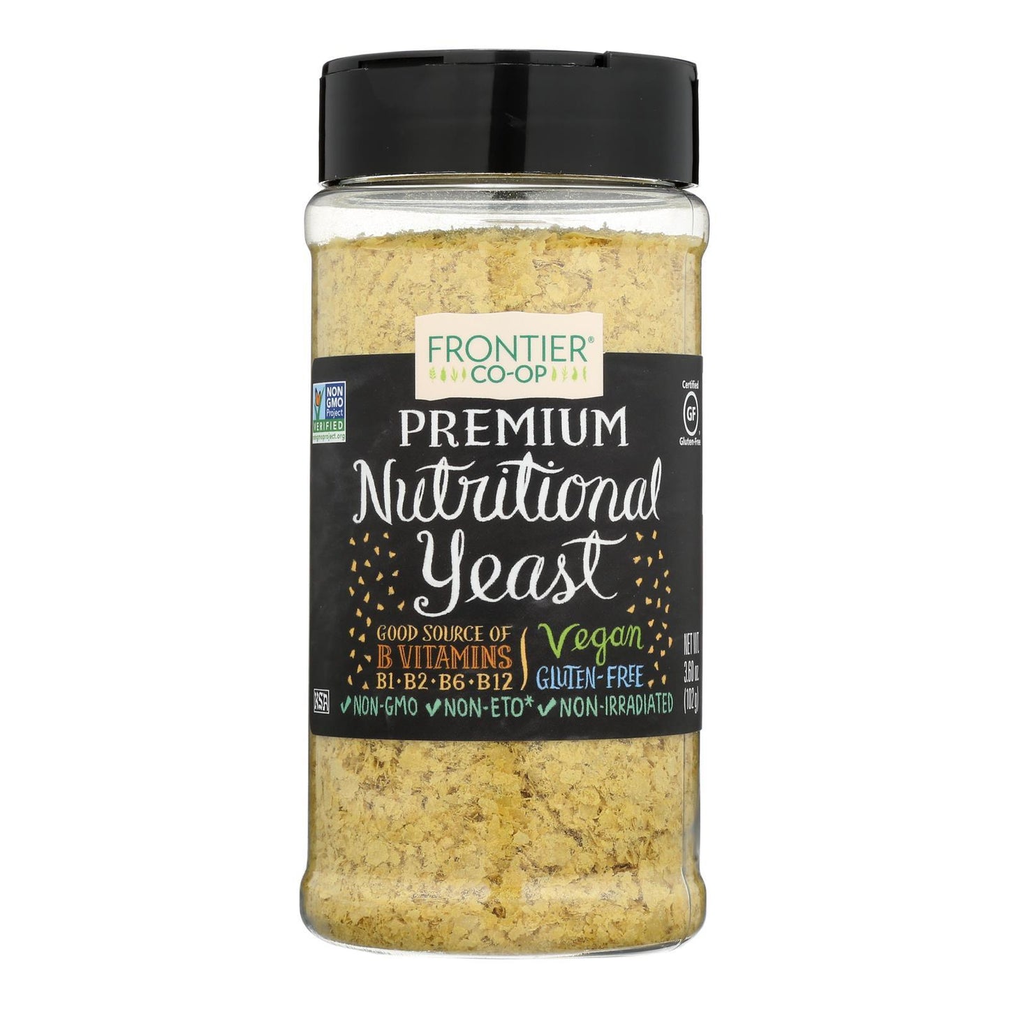 Frontier Natural Products Coop - Yeast Premium Nutritional - 1 Each-3.6 Oz