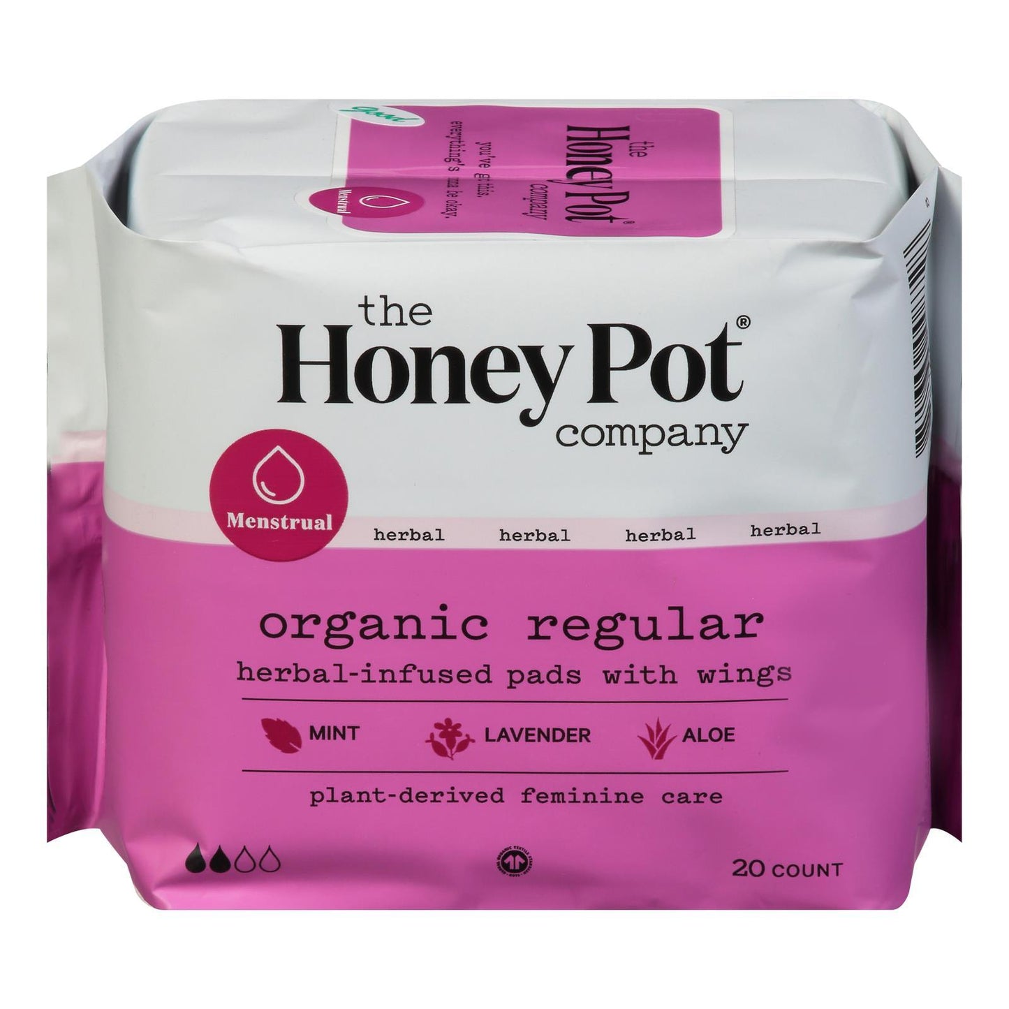 The Honey Pot - Mnstrl Pads Reg Herbal - 1 Each 1-20 Ct