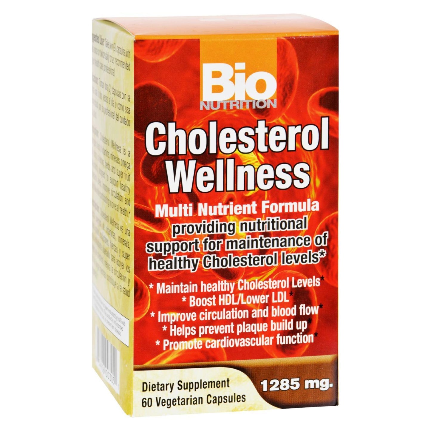 Bio Nutrition - Cholesterol Wellness - 60 Vegetarian Capsules