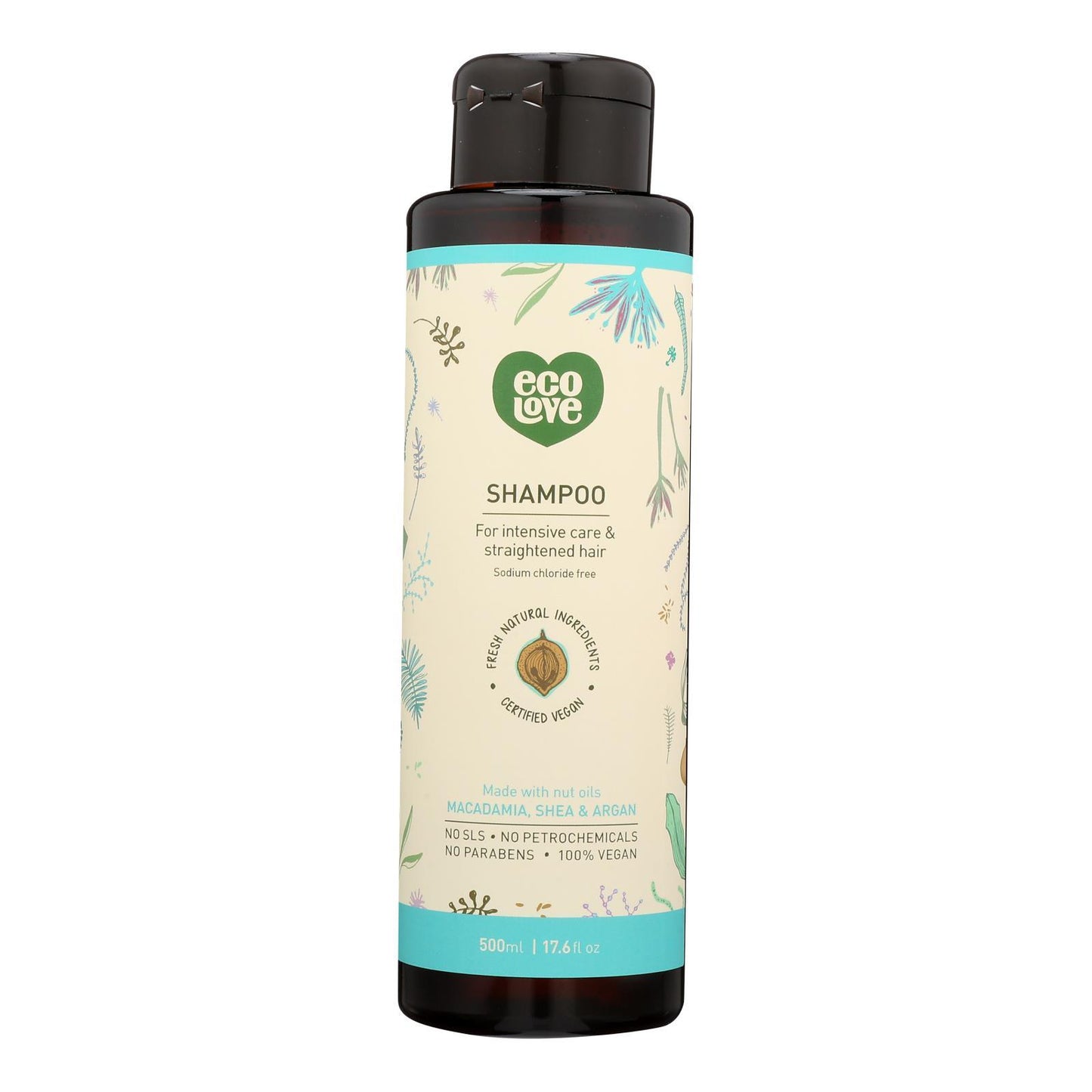 Ecolove - Shampoo Nut Int Cr Srt Hair - 1 Each - 17.6 Oz