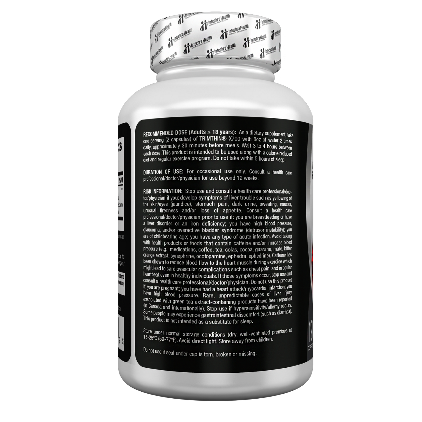 TRIMTHIN X700 Diet Pills - Pre-Workout Formula - 120 Tablets