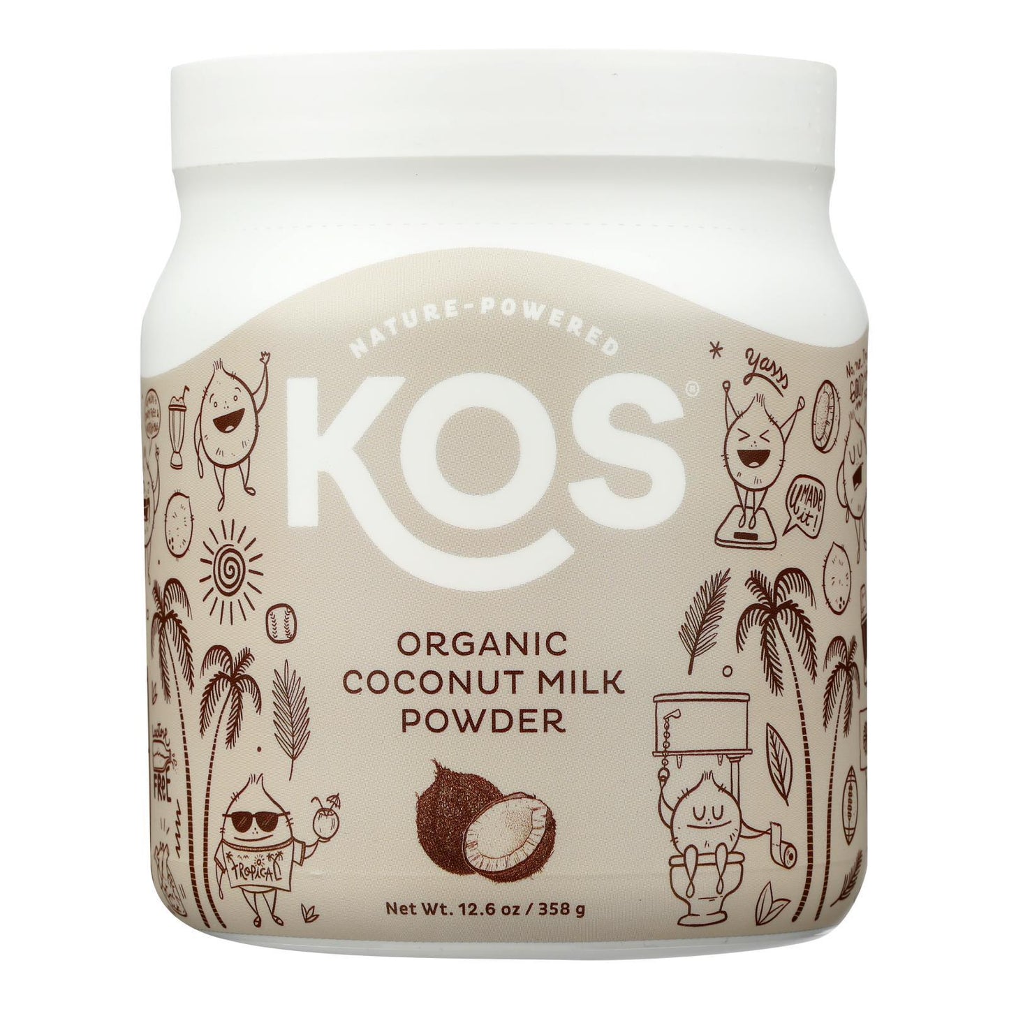 Kos - Powder Coconut Milk 2g Gluten Free - 1 Each-12.6 Oz