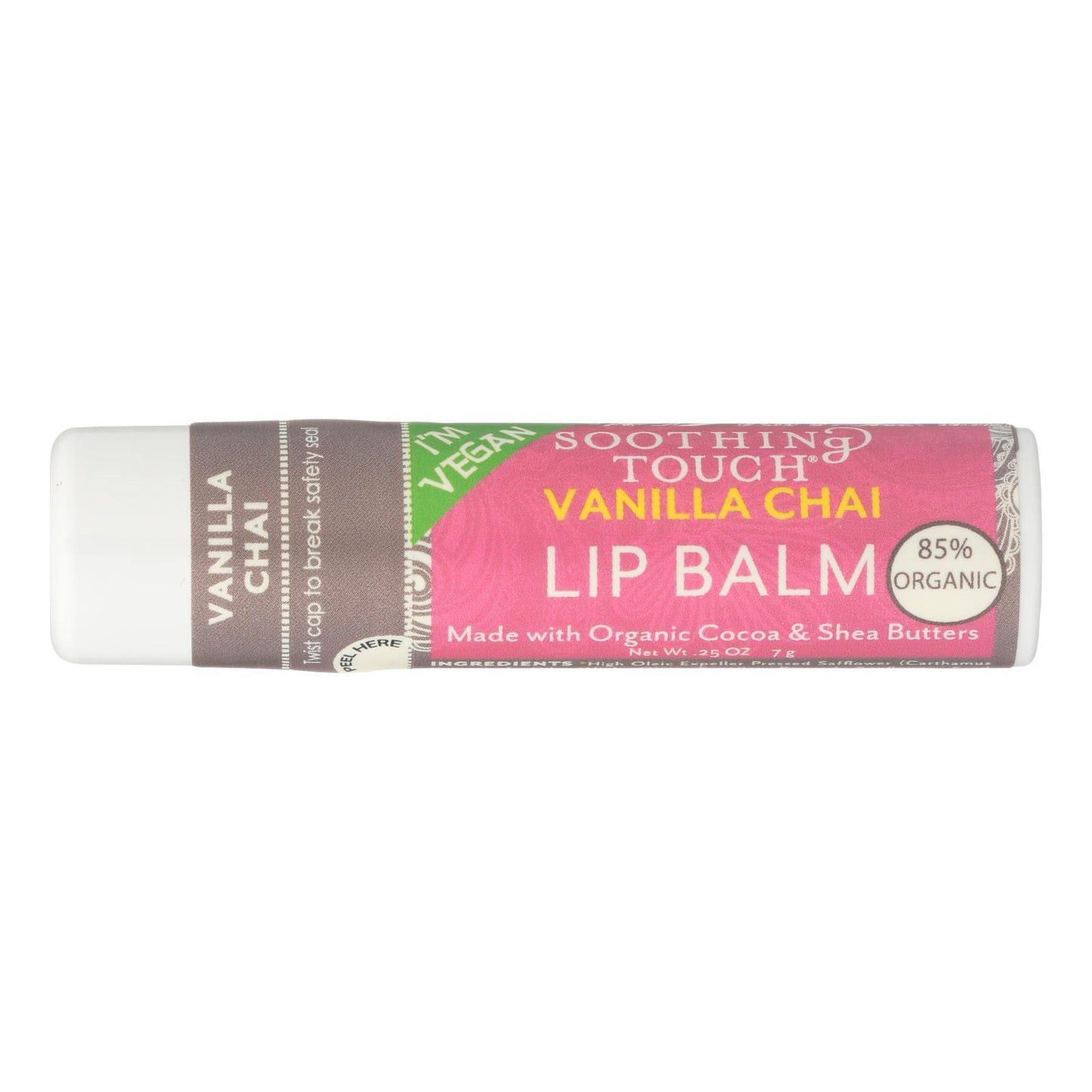 Soothing Touch Lip Balm - Vegan Vanilla Chai - Case Of 12 - .25 Oz