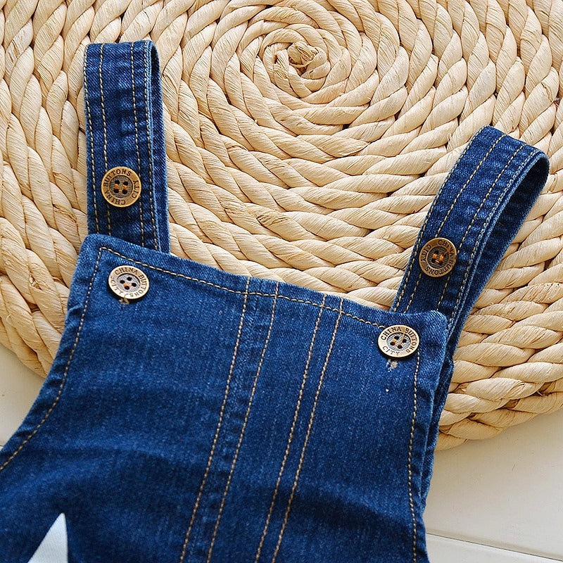 6M-4Y Denim Children's Cute Jeans Overall/Jumpsuits for kids