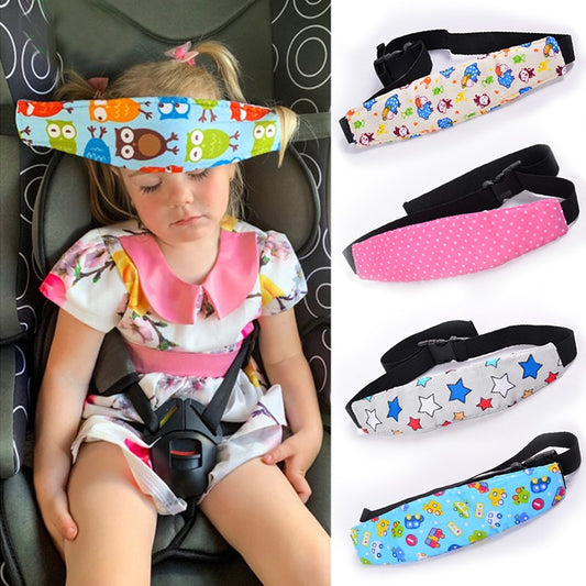 Adjustable Car Seat Head Band Support